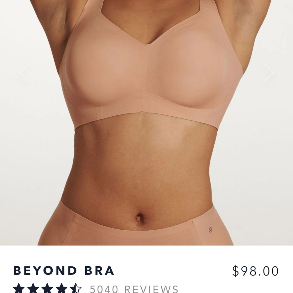 EVELYN BOBBIE BEYOND BRA SEAMLESS BRA 2XL. QVC.
